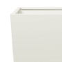 Pflanzgefäß aus weißem Stahl 35x35x75 cm von , Töpfe und Pflanzgefäße - Ref: Foro24-851082, Preis: 63,40 €, Rabatt: %