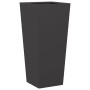 Schwarzer Stahl-Pflanzkübel 35x35x75 cm von , Töpfe und Pflanzgefäße - Ref: Foro24-851080, Preis: 59,99 €, Rabatt: %