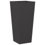 Schwarzer Stahl-Pflanzkübel 35x35x75 cm von , Töpfe und Pflanzgefäße - Ref: Foro24-851080, Preis: 59,99 €, Rabatt: %