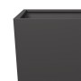 Schwarzer Stahl-Pflanzkübel 35x35x75 cm von , Töpfe und Pflanzgefäße - Ref: Foro24-851080, Preis: 59,99 €, Rabatt: %