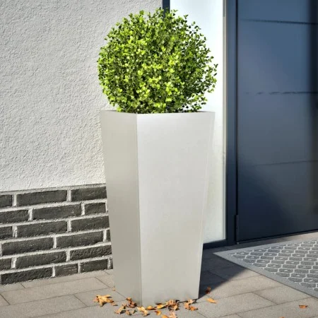 Jardineras 2 uds acero inoxidable 35x35x75 cm de , Maceteros y jardineras - Ref: Foro24-851089, Precio: 148,32 €, Descuento: %