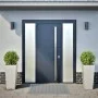 Jardineras 2 uds acero inoxidable 35x35x75 cm de , Maceteros y jardineras - Ref: Foro24-851089, Precio: 148,32 €, Descuento: %