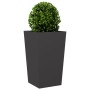 Black steel planter 45x45x75 cm by , Pots and planters - Ref: Foro24-851094, Price: 80,02 €, Discount: %