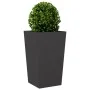 Black steel planter 45x45x75 cm by , Pots and planters - Ref: Foro24-851094, Price: 89,52 €, Discount: %