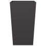 Black steel planter 45x45x75 cm by , Pots and planters - Ref: Foro24-851094, Price: 80,02 €, Discount: %