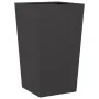 Black steel planter 45x45x75 cm by , Pots and planters - Ref: Foro24-851094, Price: 89,52 €, Discount: %