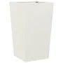 Jardinera de acero blanca 45x45x75 cm de , Maceteros y jardineras - Ref: Foro24-851096, Precio: 80,57 €, Descuento: %