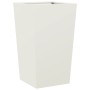 Weißer Stahl-Pflanzkübel 45x45x75 cm von , Töpfe und Pflanzgefäße - Ref: Foro24-851096, Preis: 70,65 €, Rabatt: %