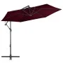 Sombrilla voladiza con palo de aluminio rojo burdeos 300 cm de vidaXL, Sombrillas - Ref: Foro24-313754, Precio: 98,89 €, Desc...