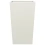 Jardinera de acero blanca 45x45x75 cm de , Maceteros y jardineras - Ref: Foro24-851096, Precio: 80,57 €, Descuento: %