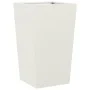 Jardinera de acero blanca 45x45x75 cm de , Maceteros y jardineras - Ref: Foro24-851096, Precio: 80,57 €, Descuento: %