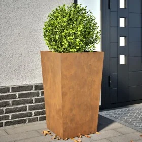 2 rusted steel planters 45x45x75 cm by , Pots and planters - Ref: Foro24-851107, Price: 129,77 €, Discount: %