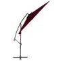 Sombrilla voladiza con palo de aluminio rojo burdeos 300 cm de vidaXL, Sombrillas - Ref: Foro24-313754, Precio: 98,89 €, Desc...