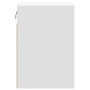 Wand-Nachttische mit LED-Lichtern, 2 Stück, weiß von , Nachttische - Ref: Foro24-3307962, Preis: 99,62 €, Rabatt: %