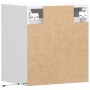 Wall-mounted bedside tables with LED lights 2 units white by , Nightstands - Ref: Foro24-3307962, Price: 99,62 €, Discount: %