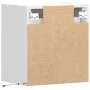 Wall-mounted bedside tables with LED lights 2 units white by , Nightstands - Ref: Foro24-3307962, Price: 98,01 €, Discount: %