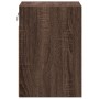 Wall-mounted bedside tables with LED lights, 2 units, brown oak. by , Nightstands - Ref: Foro24-3307974, Price: 77,84 €, Disc...