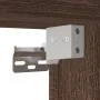 Wall-mounted bedside tables with LED lights, 2 units, brown oak. by , Nightstands - Ref: Foro24-3307974, Price: 76,87 €, Disc...