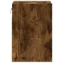 Wall-mounted bedside table with LED lights in smoked oak. by , Nightstands - Ref: Foro24-3307969, Price: 52,56 €, Discount: %