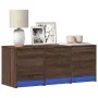 LED-TV-Möbel aus braunem Eichen-Ingenieurholz, 97x34x40 cm. von , TV-Möbel - Ref: Foro24-852242, Preis: 74,92 €, Rabatt: %