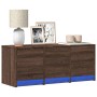 LED-TV-Möbel aus braunem Eichen-Ingenieurholz, 97x34x40 cm. von , TV-Möbel - Ref: Foro24-852242, Preis: 75,93 €, Rabatt: %