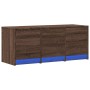 Mueble de TV LED madera ingeniería marrón roble 97x34x40 cm de , Muebles TV - Ref: Foro24-852242, Precio: 78,11 €