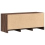 Mueble de TV LED madera ingeniería marrón roble 97x34x40 cm de , Muebles TV - Ref: Foro24-852242, Precio: 78,11 €