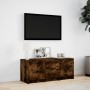 LED-TV-Möbel aus geräucherter Eichen-Ingenieurholz 97x34x40 cm. von , TV-Möbel - Ref: Foro24-852240, Preis: 73,64 €, Rabatt: %