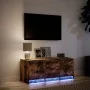 LED-TV-Möbel aus geräucherter Eichen-Ingenieurholz 97x34x40 cm. von , TV-Möbel - Ref: Foro24-852240, Preis: 72,67 €, Rabatt: %