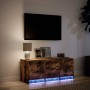 LED-TV-Möbel aus geräucherter Eichen-Ingenieurholz 97x34x40 cm. von , TV-Möbel - Ref: Foro24-852240, Preis: 73,64 €, Rabatt: %