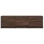 LED TV stand in brown oak engineered wood, 140x34x40 cm by , TV Furniture - Ref: Foro24-852249, Price: 95,48 €, Discount: %
