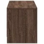 LED TV stand in brown oak engineered wood, 140x34x40 cm by , TV Furniture - Ref: Foro24-852249, Price: 95,48 €, Discount: %