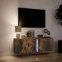 Wand-TV-Möbel mit LED-Lichtern in geräucherter Eiche 100x31x35 cm von , TV-Möbel - Ref: Foro24-852268, Preis: 59,01 €, Rabatt: %