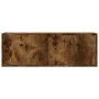 Wall-mounted TV stand with smoked oak finish and LED lights 100x31x35 cm by , TV Furniture - Ref: Foro24-852268, Price: 59,01...