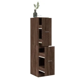 Medizinschrank aus braunem Eichenholz, 30x41x144,5 cm. von , Schließfächer und Lagerschränke - Ref: Foro24-855175, Preis: 87,...