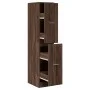 Medizinschrank aus braunem Eichenholz, 30x41x144,5 cm. von , Schließfächer und Lagerschränke - Ref: Foro24-855175, Preis: 87,...