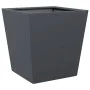 Anthracite grey steel planter 40x40x40 cm by , Pots and planters - Ref: Foro24-851056, Price: 43,48 €, Discount: %