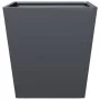 Anthracite grey steel planter 40x40x40 cm by , Pots and planters - Ref: Foro24-851056, Price: 43,48 €, Discount: %