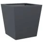 Anthracite grey steel planter 40x40x40 cm by , Pots and planters - Ref: Foro24-851056, Price: 43,48 €, Discount: %