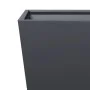 Anthracite grey steel planter 40x40x40 cm by , Pots and planters - Ref: Foro24-851056, Price: 43,48 €, Discount: %