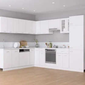 14-piece white particle board kitchen furniture set by , Kitchen cabinets - Ref: Foro24-3067666, Price: 999,98 €, Discount: %