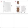 Juego de muebles de cocina 14 piezas aglomerado blanco de , Armarios de cocina - Ref: Foro24-3067666, Precio: 998,78 €, Descu...