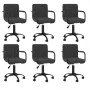 Swivel dining chairs 6 units black velvet by , dining chairs - Ref: Foro24-3088020, Price: 423,00 €, Discount: %