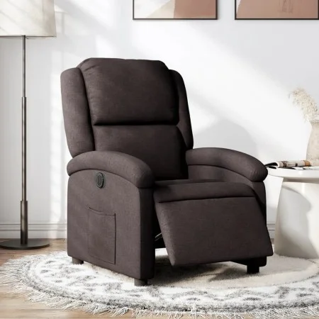 Elektrischer Relaxsessel aus dunkelbraunem Stoff von , Sessel - Ref: Foro24-3204145, Preis: 243,48 €, Rabatt: %
