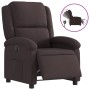 Sillón reclinable eléctrico tela marrón oscuro de , Sillones - Ref: Foro24-3204145, Precio: 233,30 €, Descuento: %