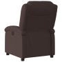 Sillón reclinable eléctrico tela marrón oscuro de , Sillones - Ref: Foro24-3204145, Precio: 233,30 €, Descuento: %