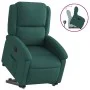Sillón reclinable elevable tela verde oscuro de , Sillones - Ref: Foro24-3204170, Precio: 270,82 €, Descuento: %