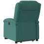 Sillón reclinable elevable tela verde oscuro by , Armchairs - Ref: Foro24-3204170, Price: 253,83 €, Discount: %