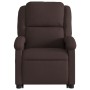 Sillón eléctrico reclinable elevable de tela marrón oscuro by , Armchairs - Ref: Foro24-3204193, Price: 299,89 €, Discount: %