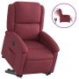 Sillón eléctrico reclinable elevable de tela rojo tinto by , Armchairs - Ref: Foro24-3204191, Price: 315,96 €, Discount: %